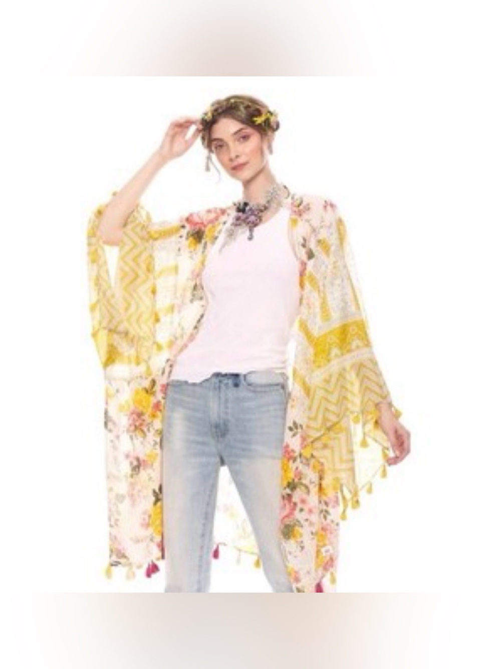 Nwt  Aratta Silent Journey Kimono 🌴